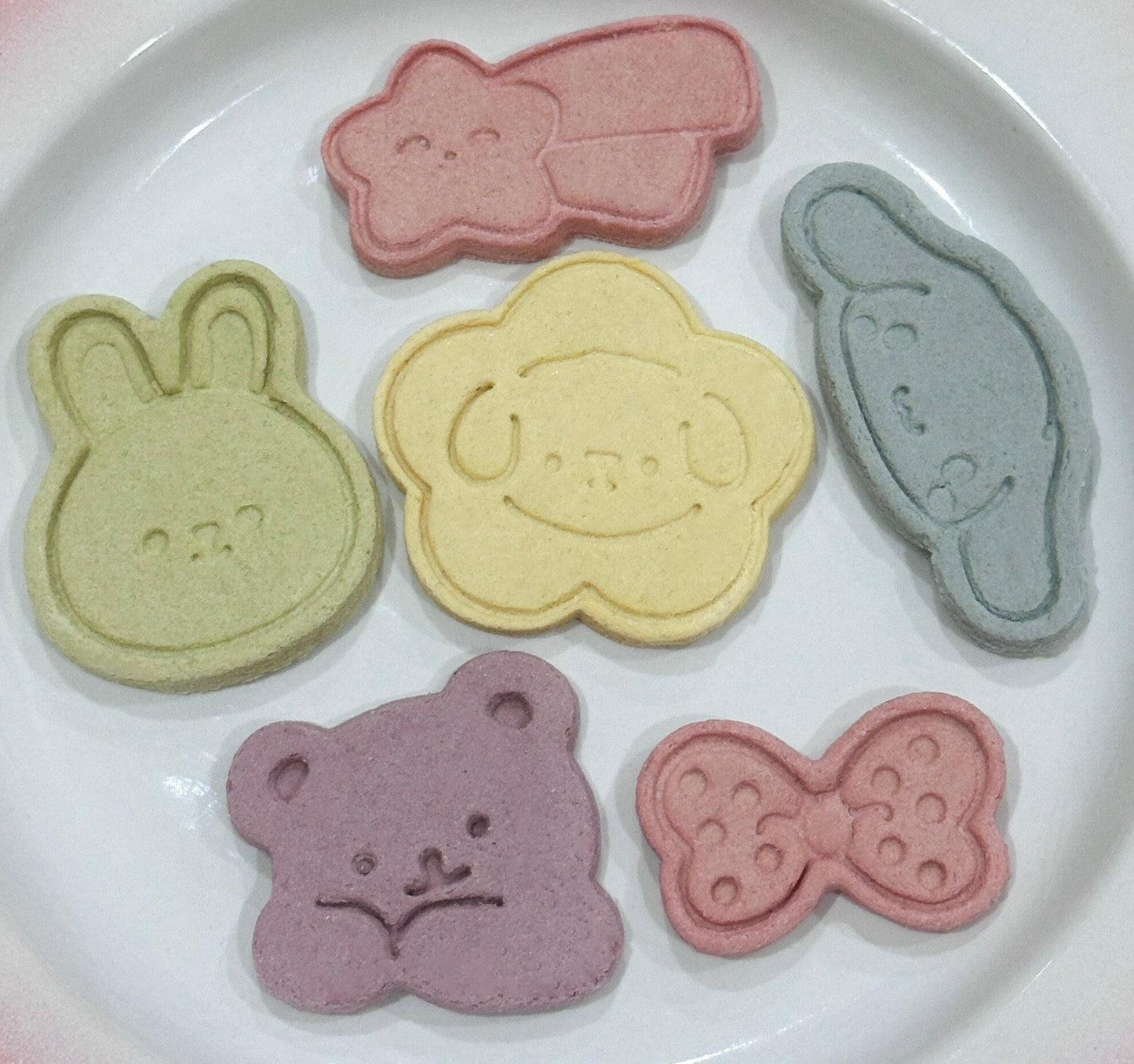 Cute Characters Variety Pet Treats 10 pcs