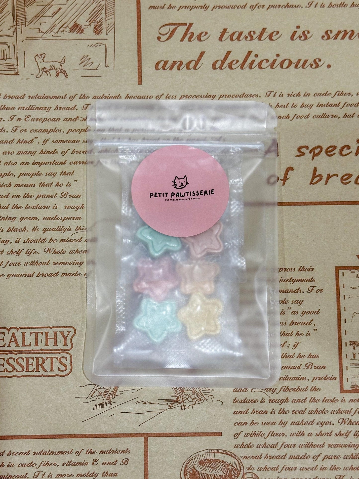 Mini Star Chicken Pet Treats 8 pcs