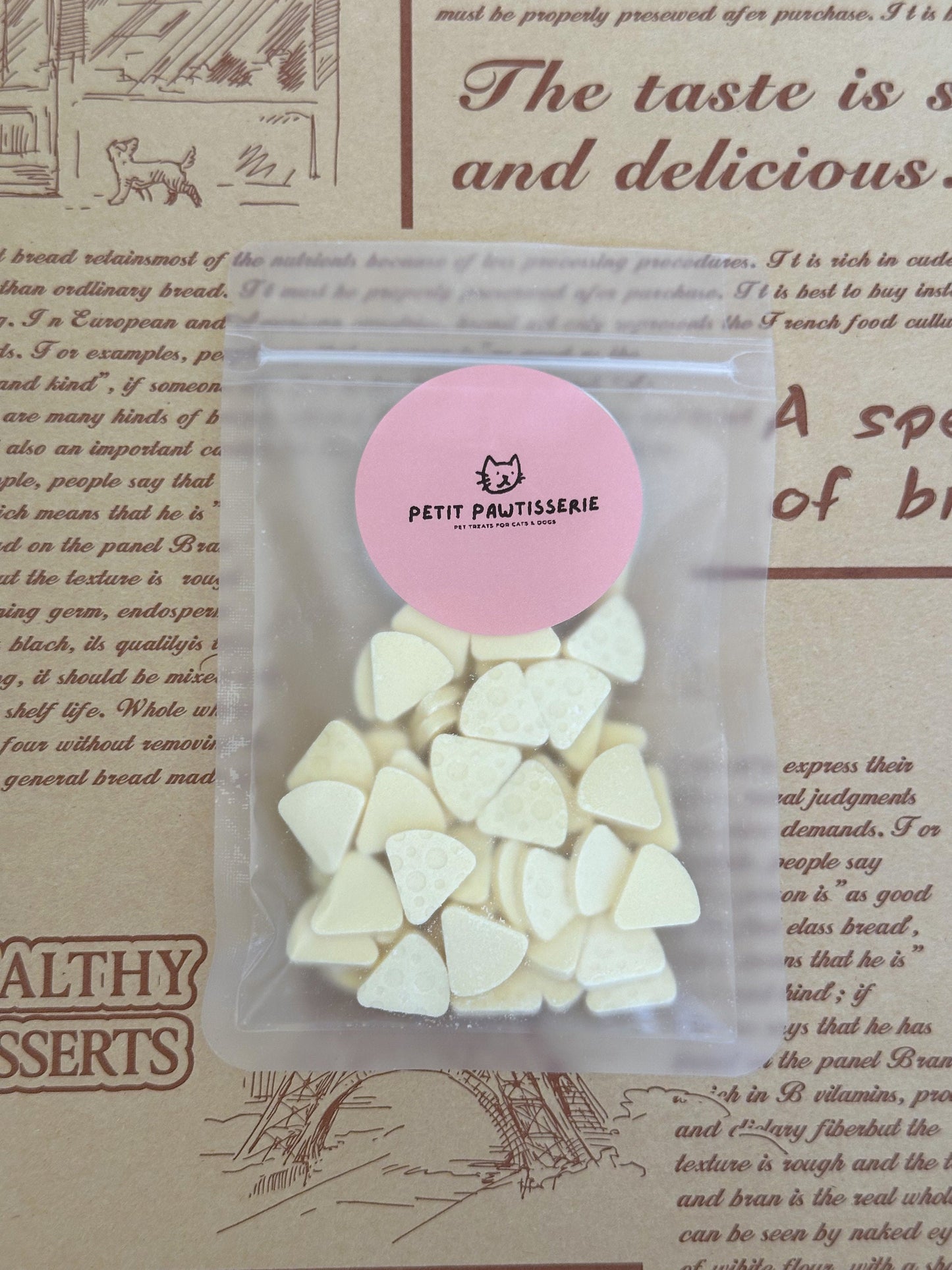 Mini Cheese Goat Milk Pet Treats 1.5 oz