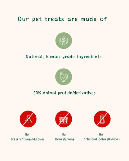 Floral Garden Goat Milk Pet Treats 15 pcs