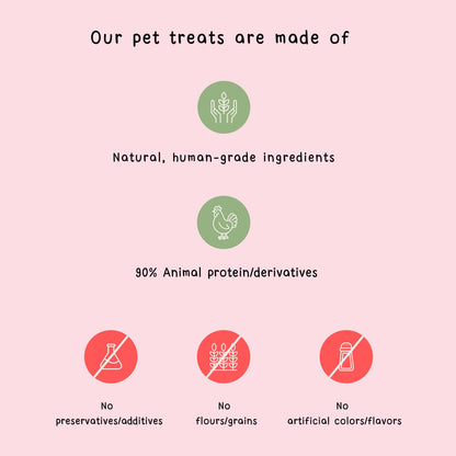 Toast Chicken Pet Treats 4 pcs