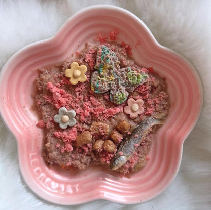 Pastel Button Flower Chicken Pet Treats 20 pcs