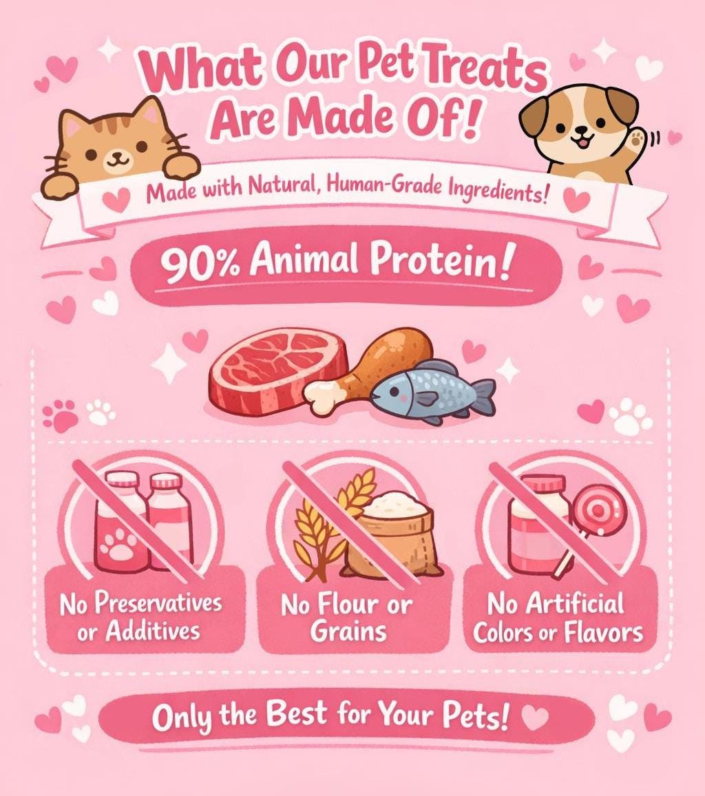 Mini Fruit Tart Goat Milk Pet Treats 1 oz