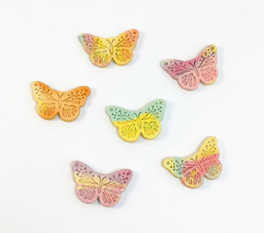 Rainbow Spring Butterfly Handmade Pet Treats 4 pcs